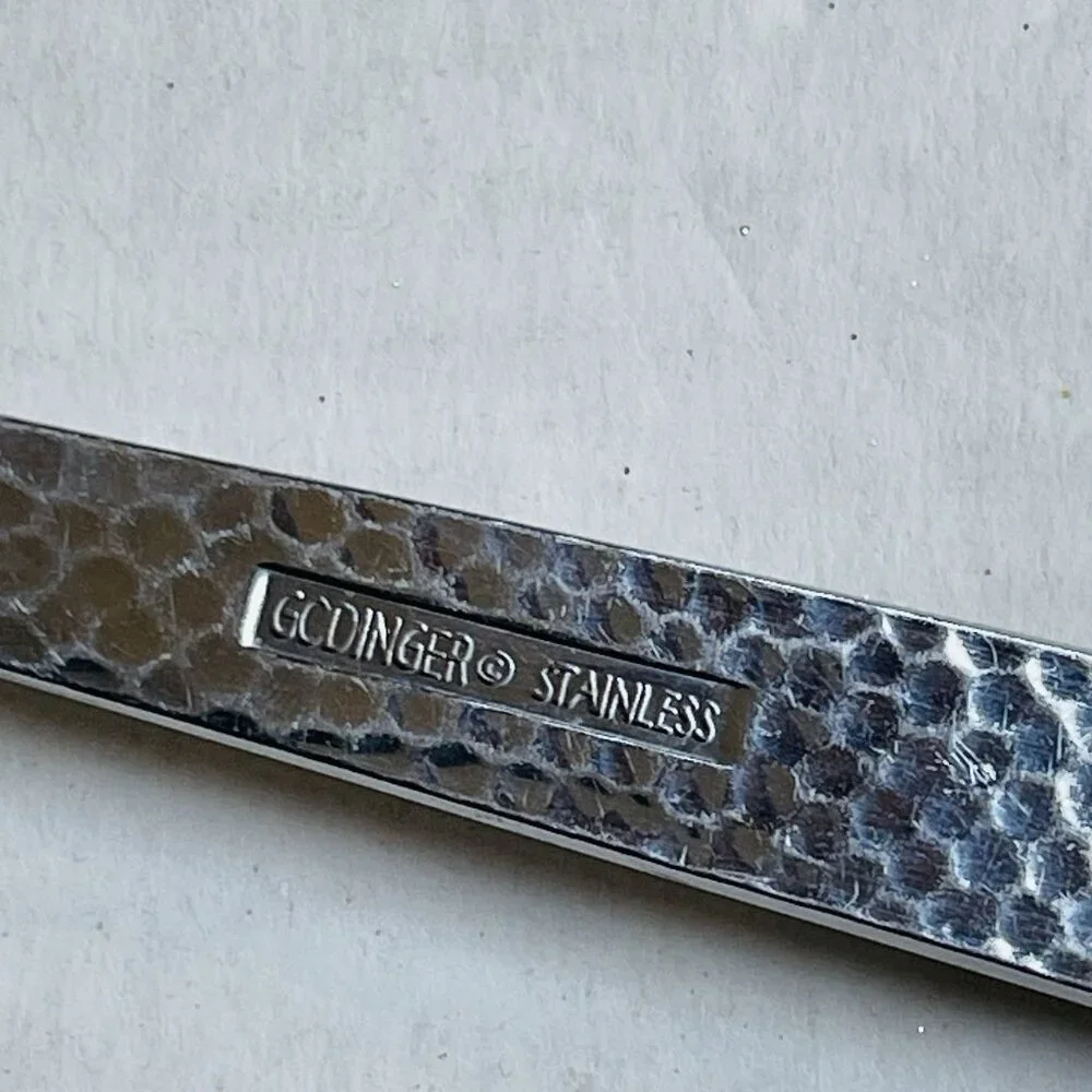Salad Fork Godinger CASTELLO Hammered Stainless Steel Replacement‎